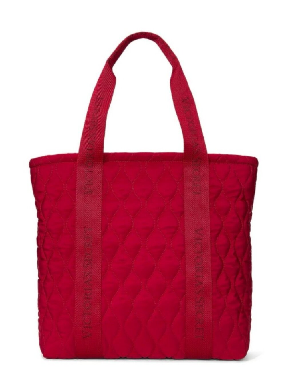 Victoriaโs Secret Quilted Carryall Tote Bag - Red